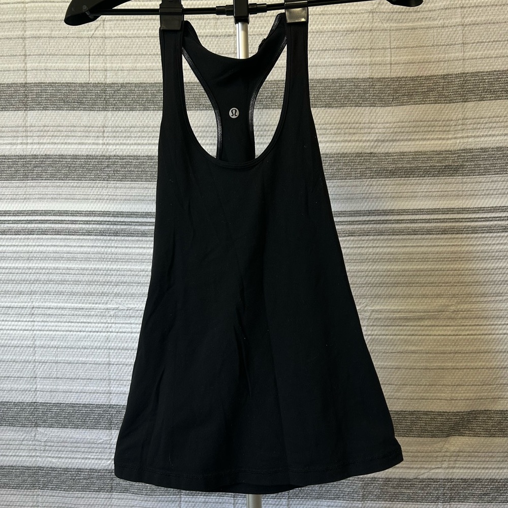 Lululemon Black Racerback Tank Top Womens XS / Size 4 lulu